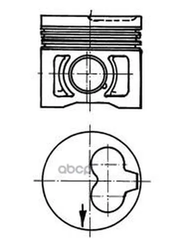 Поршень Комплект 0.50mm Vw Aab/1x Ks 91386620 Ks арт. 91386620