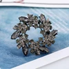 Morkopela – broche en cristal pour femmes, grande fleur, mode, Bouquet, strass, épingle, écharpe, Clip, bijoux ► Photo 3/6