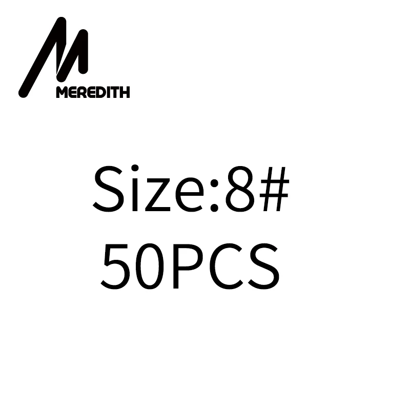 D MEREDITH 50 шт./лот рыболовный Соединитель с застежкой "булавка" подшипник поворотный из нержавеющей стали с защелкой рыболовный крючок Приманка Вертлюги снасти - Цвет: D