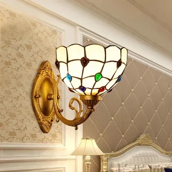 

corridor balcony bedroom the head of a bed wall lamp American country PND tail-on corridor adornment lamps and lanterns