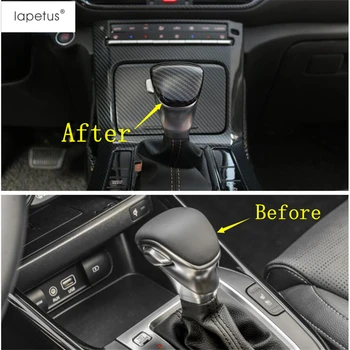 

Lapetus Accessories Fit For Kia Forte / Cerato / K3 2019 2020 ABS Car Gear Shift Handle Head Knob Sticker Molding Cover Kit Trim