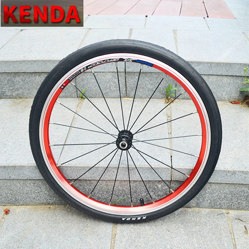 Велосипедные шины KENDA K1085 14 дюймов 16 x 1 35 60TPI тонкие подходят для FNHON складные