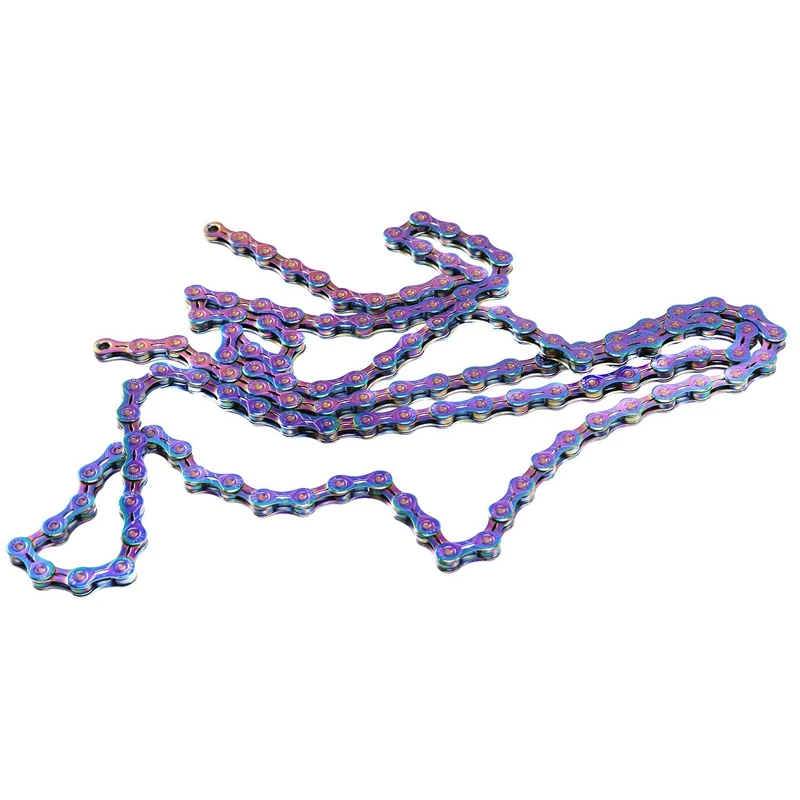

ZTTO 12 Speed Bicycle Chain Ultralight Durable Missing Link Rainbow Road Bicycle Chains for MTB Road Bike