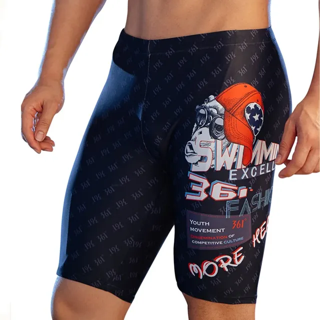 361 Men Swimwear Tight Swim Trunks Plus Size Quick Dry Swimming Shorts Mens Swimsuit Boys Beach Shorts Swimming Trunks Pants 361184023-1