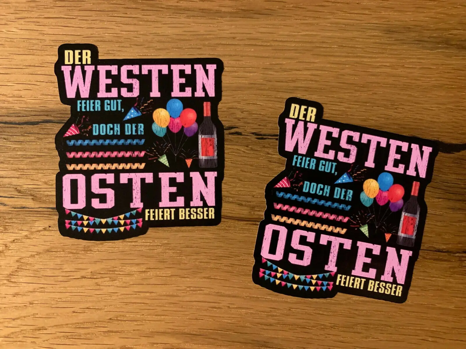 Ddr Aufkleber Party Saufen Auto Nva Ostdeutschland Simson Trabant Lada #777 Adesivo Per Auto