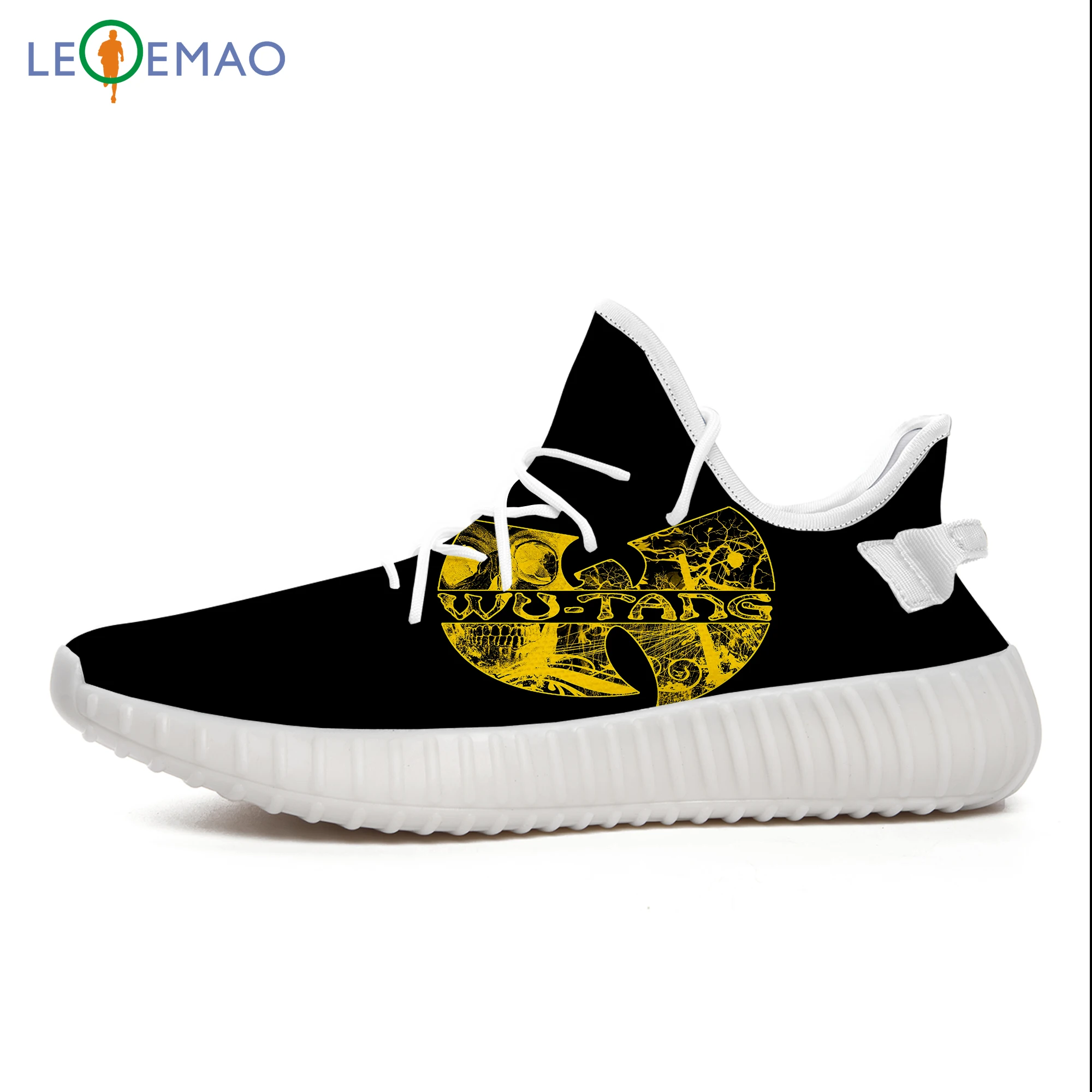 

LEQEMAO Walking Shoes C.R.E.A.M. DARE Wu-Tang Clan Underground Hip Hop Legends Custom Yeezys Boost 350 V2 Sneakers Shoes