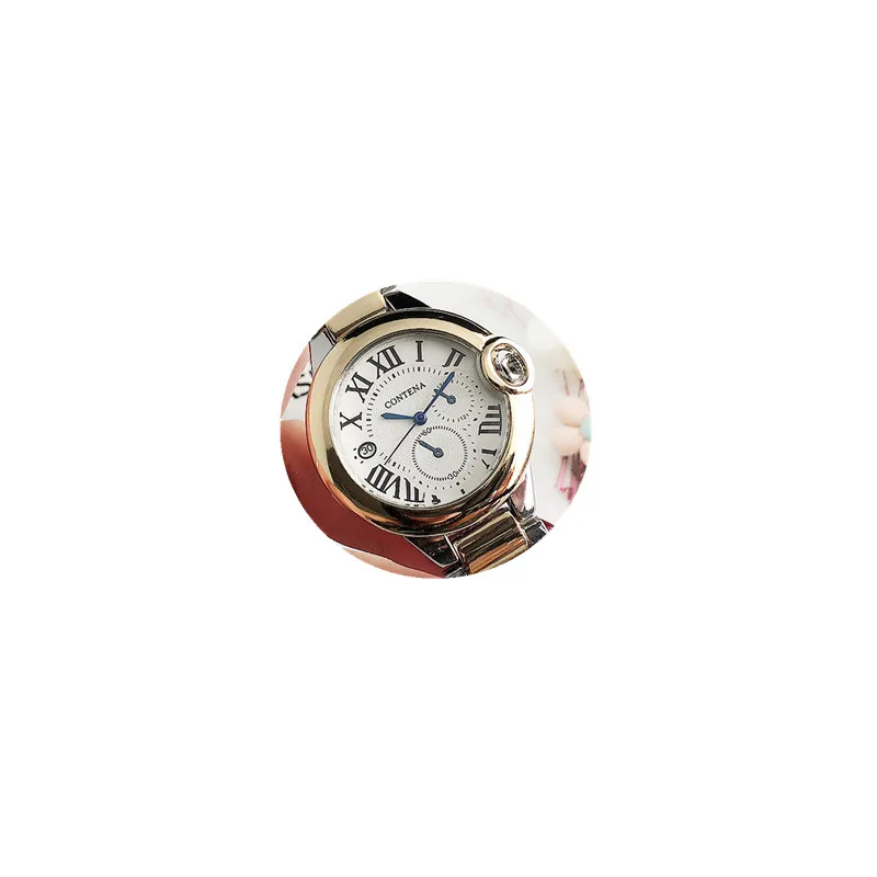 6795D кварцевые наручные часы, Круглые, со звездным циферблатом, Модные Кварцевые женские наручные часы