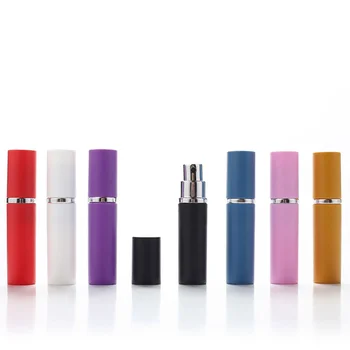 

7pcs Glass Tank Portable Spray Bottle Plastic Shell Refillable Empty Perfume Bottle Atomizer