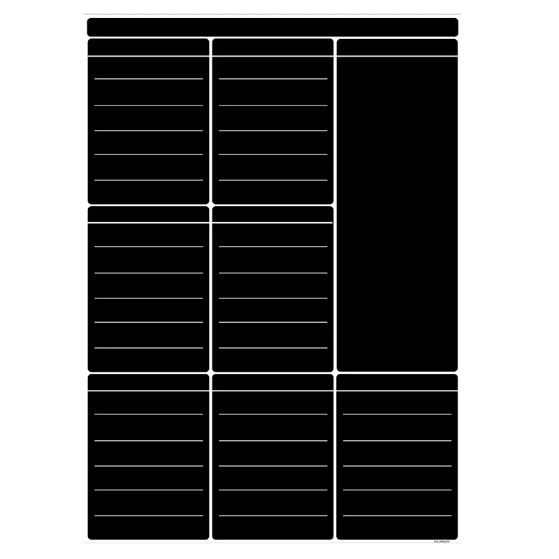 

Магнитная доска для высыхания, кухонная доска, холодильник, еженедельная белая доска, календарь, полезное меню, планирование, список покупок