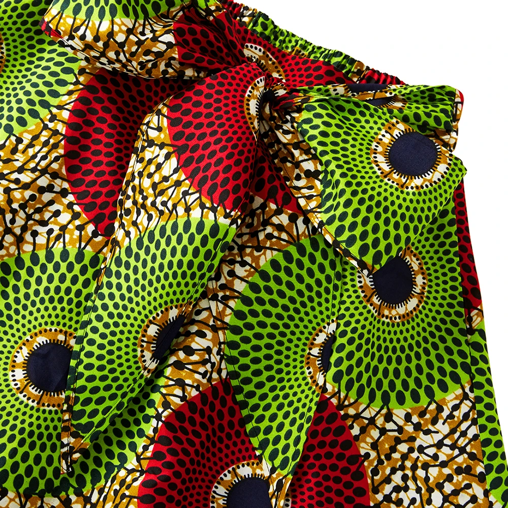 Африканская одежда для женщин, модная африканская юбка, традиционная юбка с принтом Анкары, цветочный принт, повседневная юбка Дашики, восковая юбка с принтом