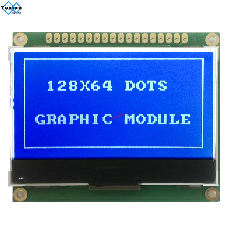 ЖК модуль COG 12864 128X64 графический экран ST7565P последовательный SPI 2 6 дюймов LG12864T