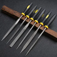 Râpe en acier au carbone, 6 à 3 tailles, pour le travail du bois, élimination des bavures, polissage, procédé grossier, Kit de râpe