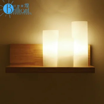 

modern wall lights bathroom fixture wood glass ball dining room bedside aisle monkey lamp cabecero de cama wall lamp
