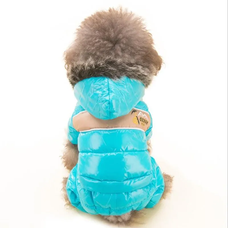 Зимняя одежда для собак супер теплая куртка толстое хлопковое пальто водонепроницаемая маленькая одежда для собак французский щенок бульдога