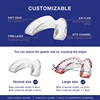 4pcs/Box Anti Snore Mouthpiece Silicone Material 2 Regular+2 Large Prevent Teeth Grinding and Reduce Snoring Anti-Snore  Device 1