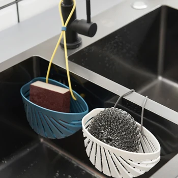 

Kitchen Dish Sponge Shell type Storage bag Sink Holder Holder Soap Portable Home Hanging Drain Bag Basket Bath Storage Tools