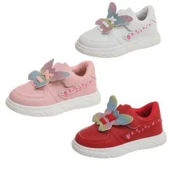 

Fashion Cute Kids Girls Shoes Casual Anti-Slip Fruit Butterfly Print Shoes Children Sneakers Toddler Soft Soled Walking Shoe i