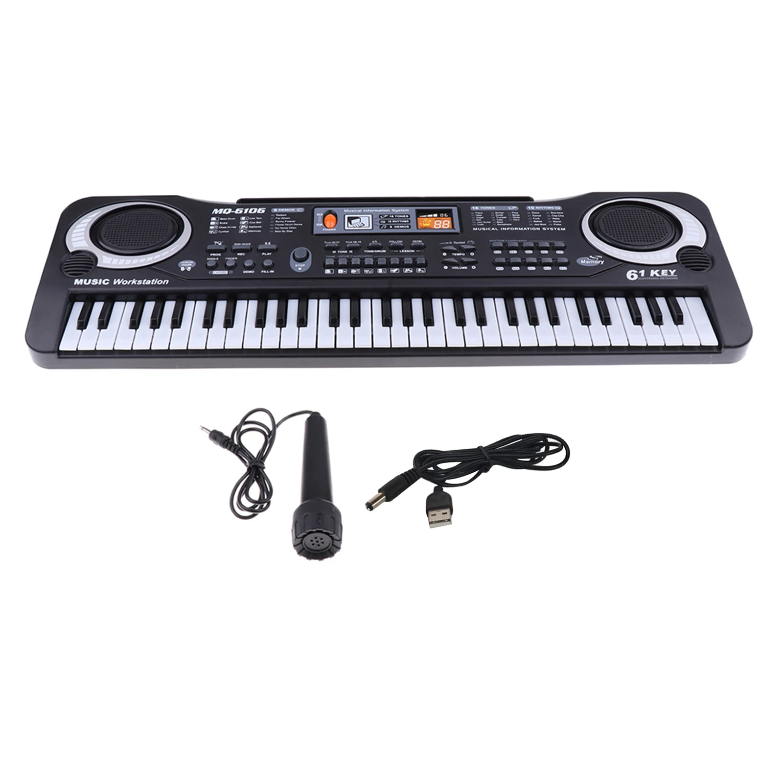 61 Keys Digital Music Electronic Keyboard Key Board Electric Piano Children Kids