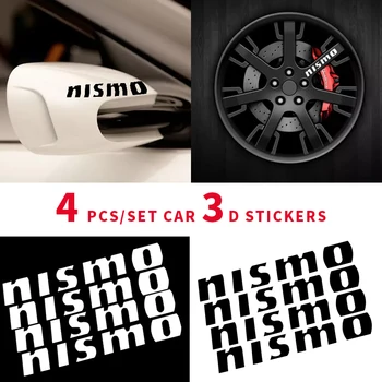 

4pcs High Quality Car Handle Decorative Stickers For NISMO Nissans Tiida Teana Skyline Juke X-trail Almera Qashqai