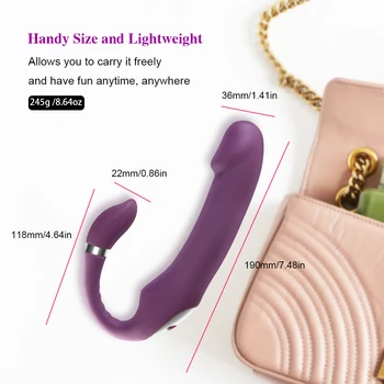 10 speed Vibrating Strapless Strap on Dildo Vibrator Sex Toys Rechargeable Remote Control Clitoris Stimulate Massager For Women 5