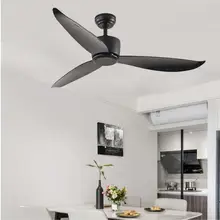 Скандинавский потолочный вентилятор роскошный Ресторан домашний потолочный вентилятор американский стиль простой бытовой потолочный вентилятор без света AC 220V 56 дюймов