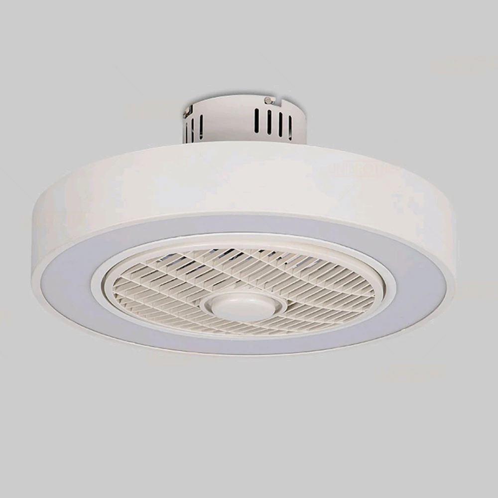 Us 67 49 25 Off Macaron Ceiling Fan With Light 220v Remote Control Dimming 50cm Modern Support Phone App Lamp For Restaurant Bedroom Decora In