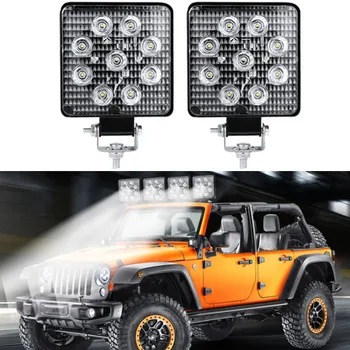 

Tractor LED Work Light Lamp 27W DC 12V-24V 6000K Super bright Waterproof
