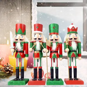 

New Puppet 38CM Christmas Decoration New Puppet Classic Nutcracker Soldier Decorations Gift