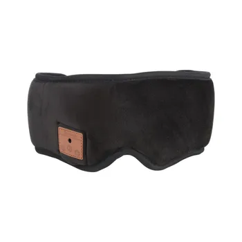 

New Wireless Bluetooth 5.0 Music Goggles Shading To Help Sleep And Listen To Music Sleep Aid bluetooth Eye Mask Grey and Black