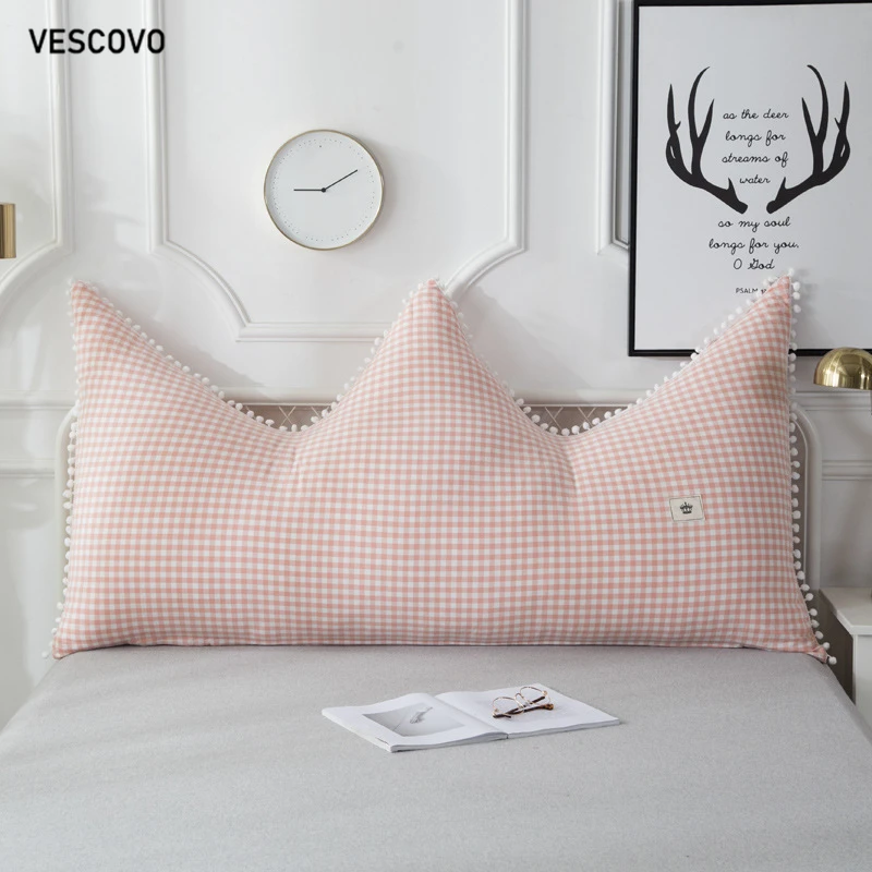 VESCOVO детская комната Твин Королева длинная подушка мягкая подушка большая подушка для спины 180 см - Цвет: 4