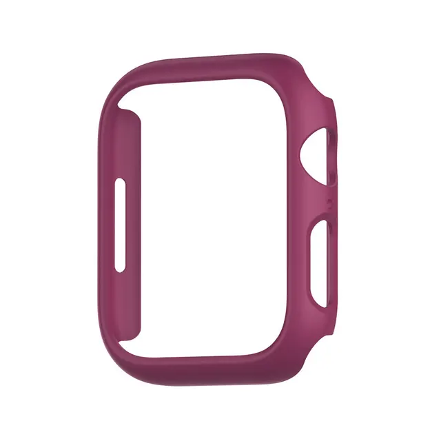 Compatible  Apple Watch Case 45mm Series 7,Hard PC Bumper Protective Cover Frame,NO Screen Protector,for iWatch Series 7 41mm Red Wine