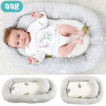 AAG портативная детская кроватка для путешествий, для новорожденных, кроватки, колыбель для сна, поддерживающий коврик, матрас, детская подушка, люлька, бампер