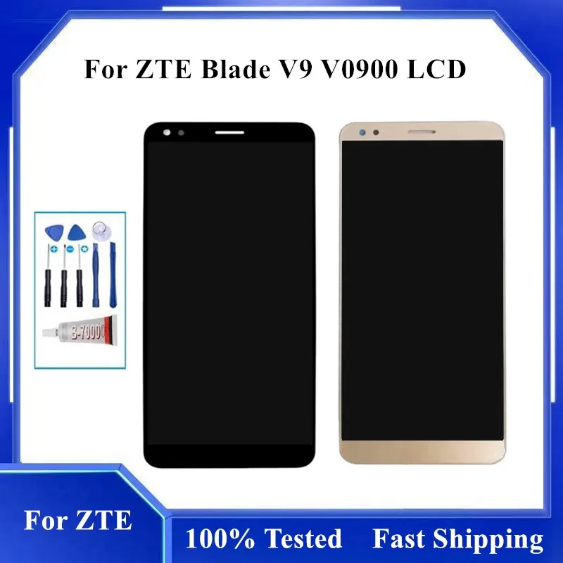 

5.7" For V9 New LCD Screen For ZTE Blade V9 V0900 Full LCD Display Screen Touch Digitizer Sensor Assembly Replacement