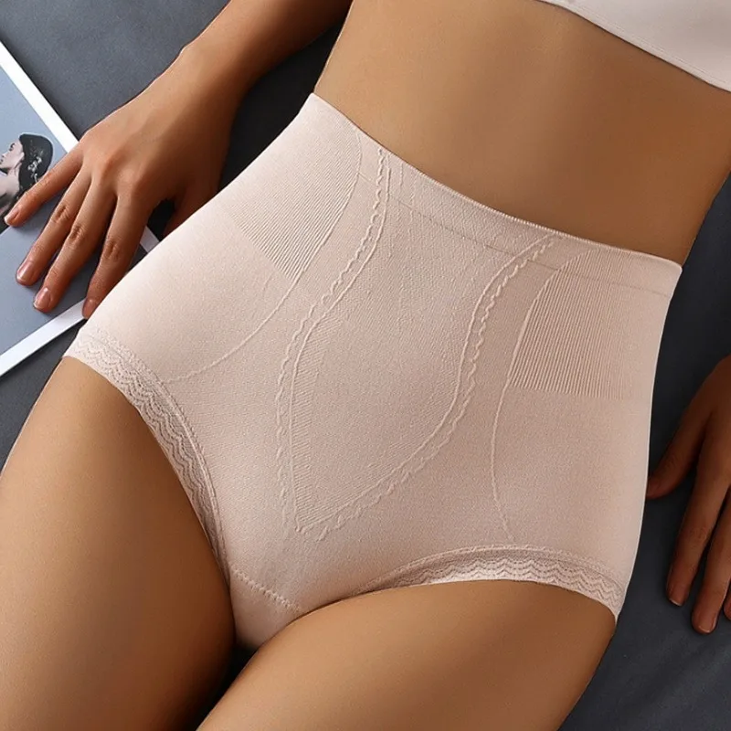 spanx high waisted thong Women High Waist Shaping Panties Breathable Body Shaper New Slimming Tummy Underwear Butt Lifter Seamless Panties Shaperwear seamless underwear