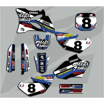 

for YAMAHA YZ85 YZ 85 2002-2012 New Full Graphics Decals Stickers Custom Number Name Glossy Bright Stickers Waterproof