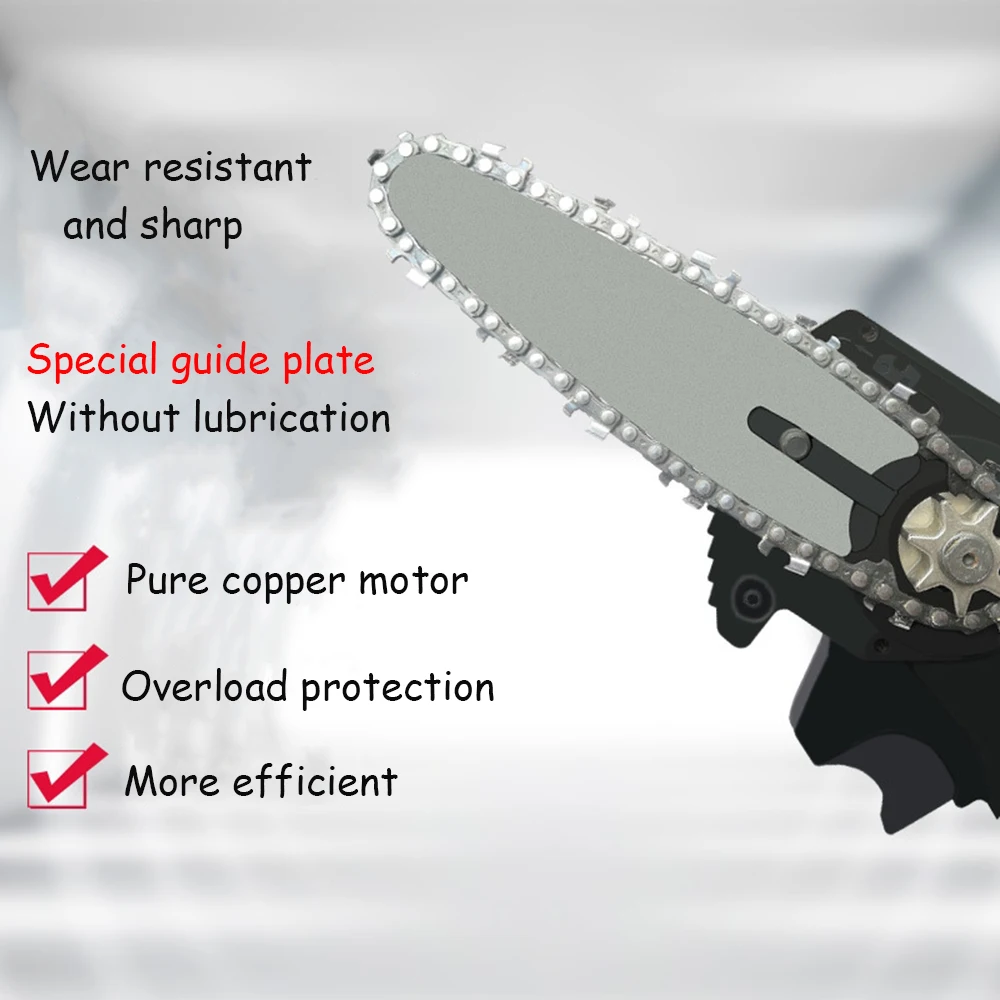 Беспроводная зарядка цепная пила мини Электрическая деревообрабатывающий