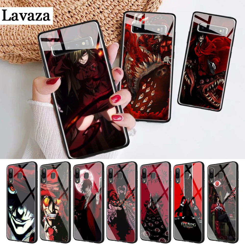 28d Anime Hellsing Alucard Fan Glass Case for Samsung S7 Edge S8 S9 S10 Plus Note 8 9 10 A10 A20 A30 A40 A50 A60 A70 |
