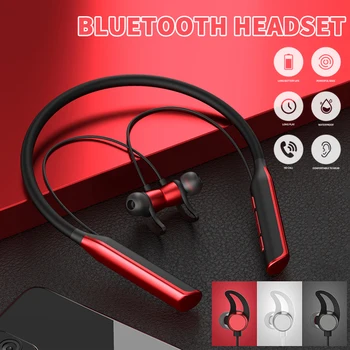 

Wireless Bluetooth 5.0 Earphone Sports Neckband Magnetic Headset Stereo Earbud With Microphone For IPhone Xiaomi Huawei Redmi