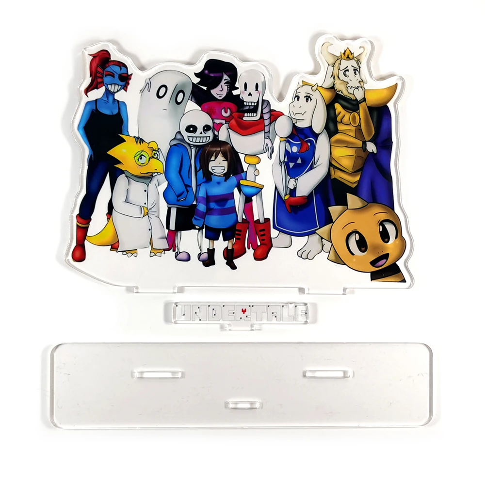 Undertale Group Frisk Toriel Sans Papyrus Undyne Alphys Acrylic Standee Figurines Desk Decoration Cake Topper Anime Figurines Miniatures Aliexpress