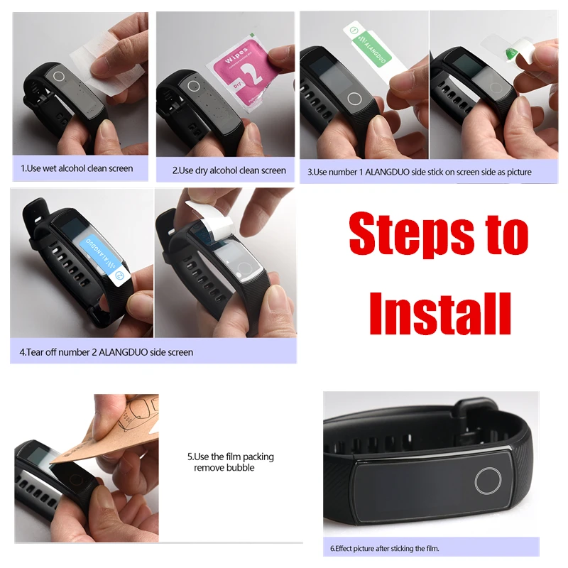 2 шт Защитные пленки для mi Band 4 Xiaomi mi Band 4 3 Смарт-браслет mi Band3 4 монитор браслет экран крышка не закаленное стекло