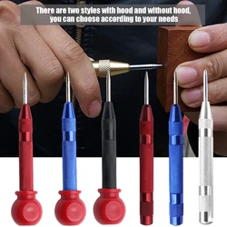 Poinçon central automatique, outil de marquage à ressort, outil de démarrage manuel en acier, perforateur Portable pour le travail du bois, perceuse pour le métal 