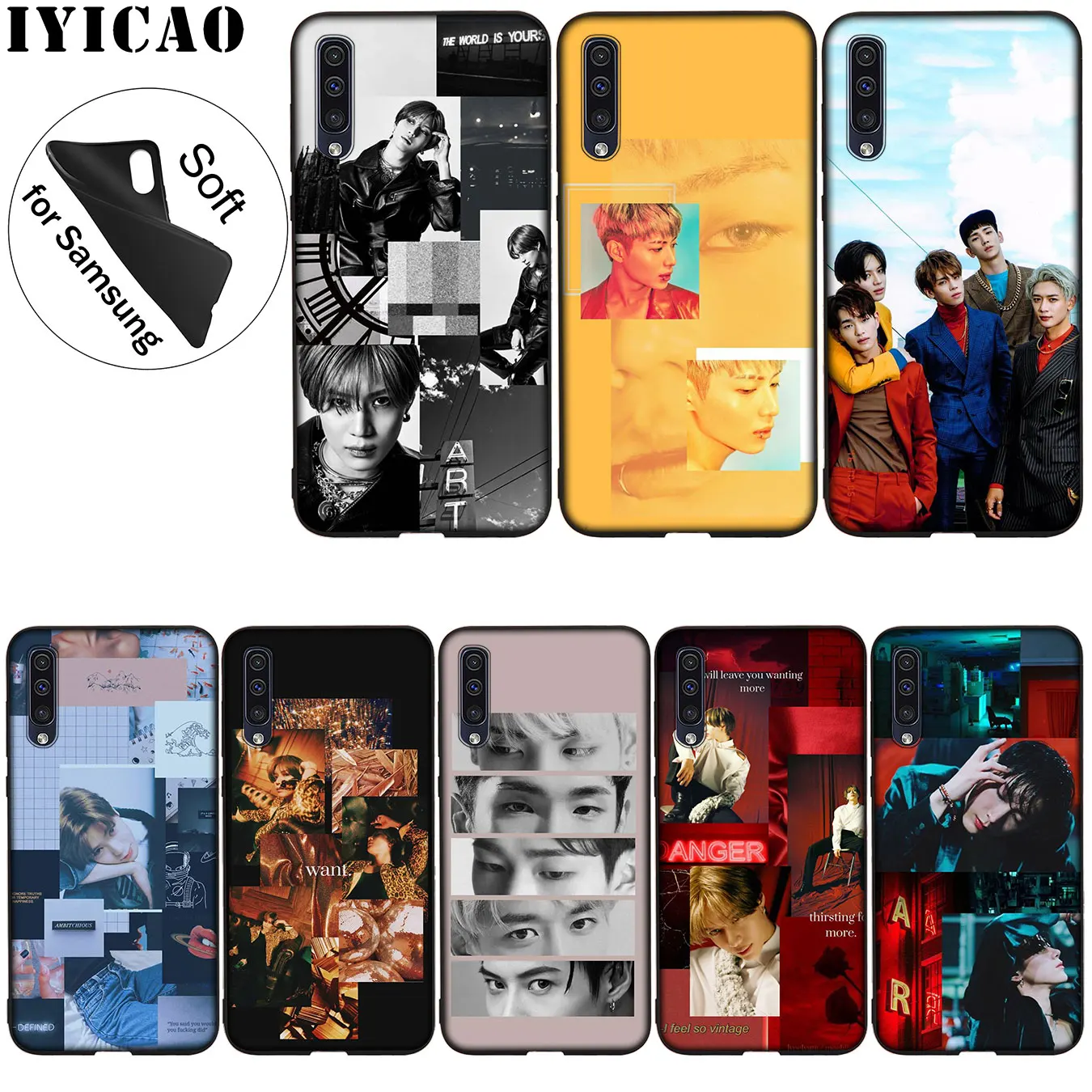 Мягкий силиконовый чехол IYICAO SHINee KPOP Boy group для Samsung Galaxy A51 A71 A81 A91 A41 A21 A11 A01 M10 M20 M30 M40 |