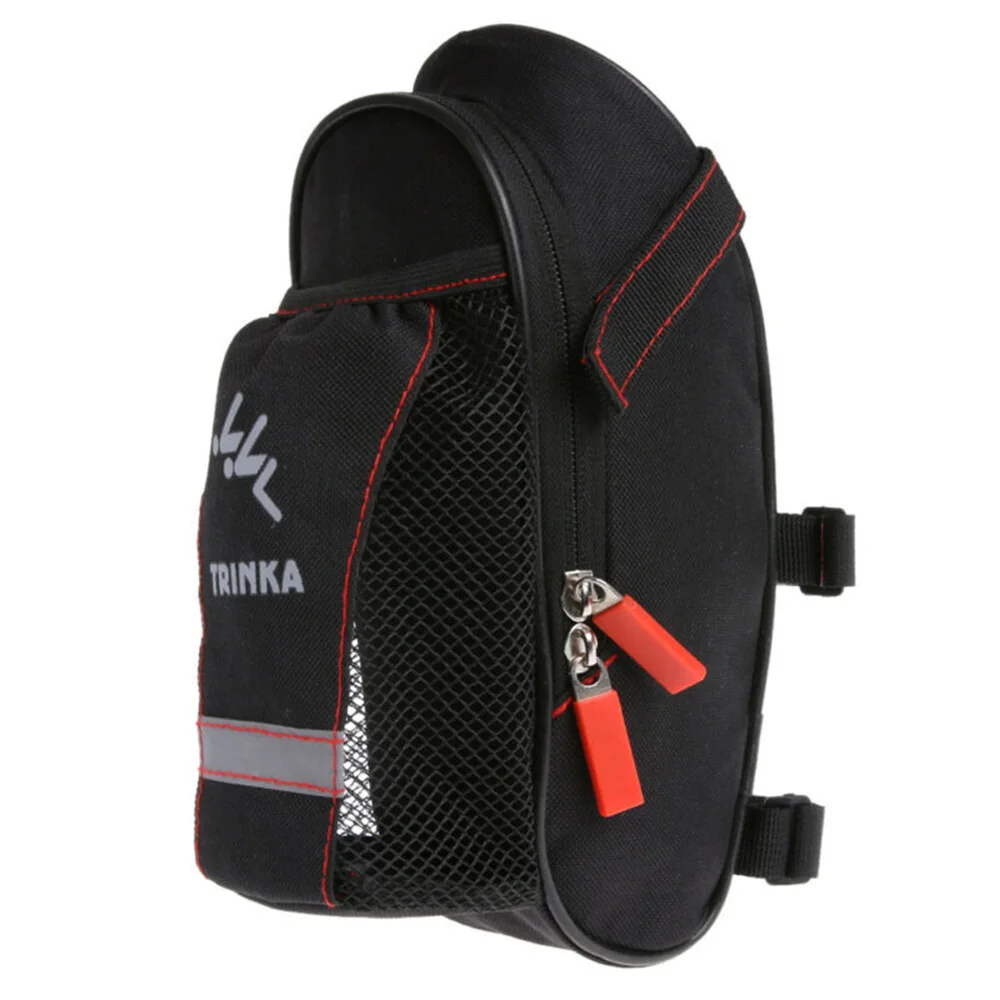

Bicycle Saddle Bag Cycling Bike Under Seat Seatpost Tube Tail Bag Holder High Capacity Portable