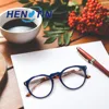 Blue Light Blocking Reading Glasses Spring Hinge Fashion Color Printing Round Frame Men and Women Reader 0.5 1.75 2.0 3.0 4.0 1