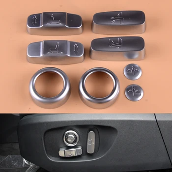

CITALL New 8pcs Seat Adjustment Switch Button Cover Trim Fit For Land Rover Range Discovery 5 L462 LR5 2017 2018 2019