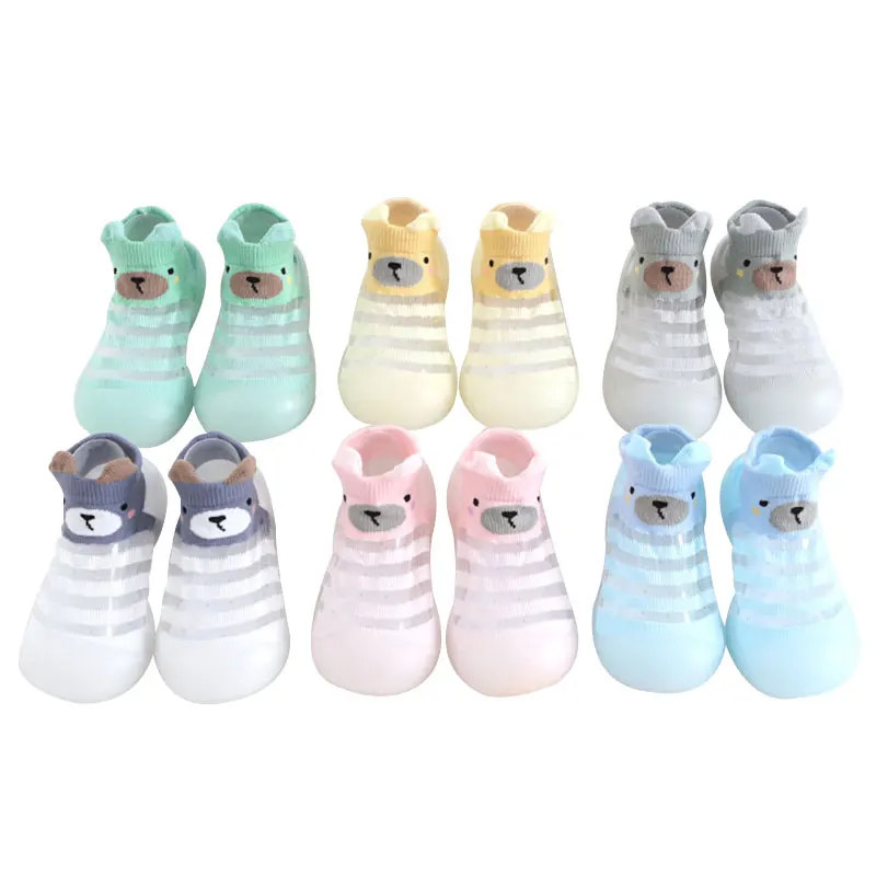 

Children's Cute Bear Indoor Shoes Thin Anti-Drop Baby Soft-Soled Shoes Baby Toddler Non-Slip Footwear