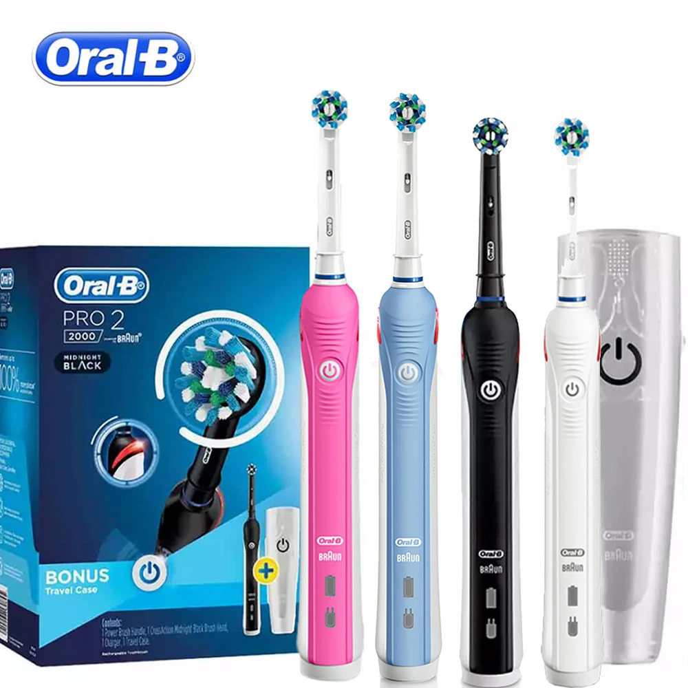 Oral B Ultrasonic Electric Toothbrush Teeth Whitening Rechargeable 3D Smart Tooth Brush Adult Daily Clean Gum Care Oral B Ultrasonic Electric Toothbrush Teeth Whitening Rechargeable 3D Smart Tooth Brush Adult Daily Clean Gum Care