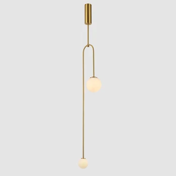 

Modern Hanging Lamp Light Pendant Light Lamp Led Dinning Bed Room Bedroom Foyer Round Glass Nordic Simple Modern Ball Black Gold