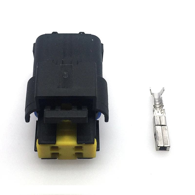

2Sets 4Pins Female Waterproof Automotive Connector Socket For FCI Auto Gas Accessories Socket BYD Flute Pressure Sensor Plug