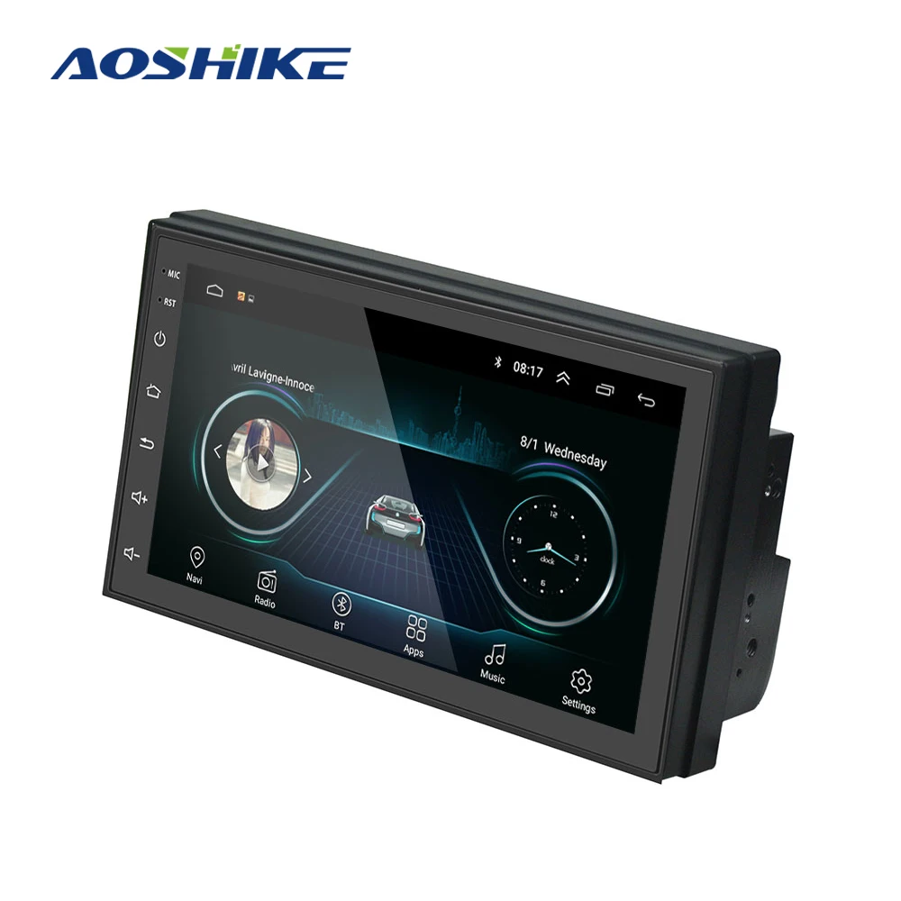 AOSHIKE Andriod GPS Navigation 2DIN HD Auto WiFi 2 Din 7" Car Audio Radio Stereo Multimedia Player | Автомобили и мотоциклы